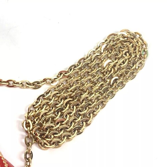 LOUIS VUITTON M80837 Monogram Heart on Chain Pochette 2WAY Shoulder Bag - Picture 10 of 13